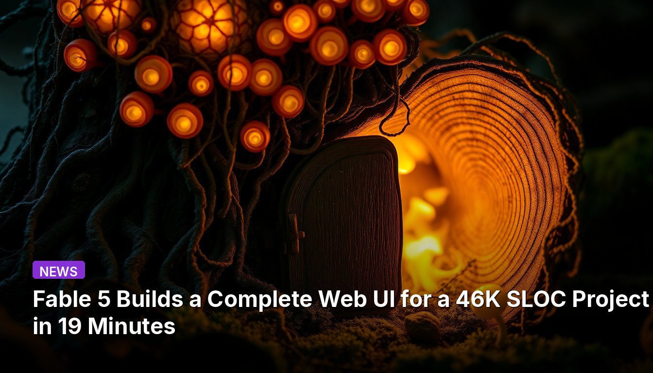 Fable 5 Builds a Complete Web UI for a 46K SLOC Project in 19 Minutes