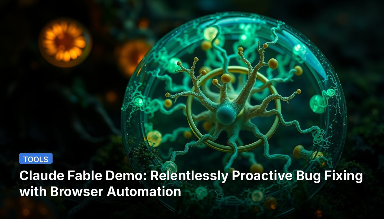 Claude Fable Demo: Relentlessly Proactive Bug Fixing with Browser Automation