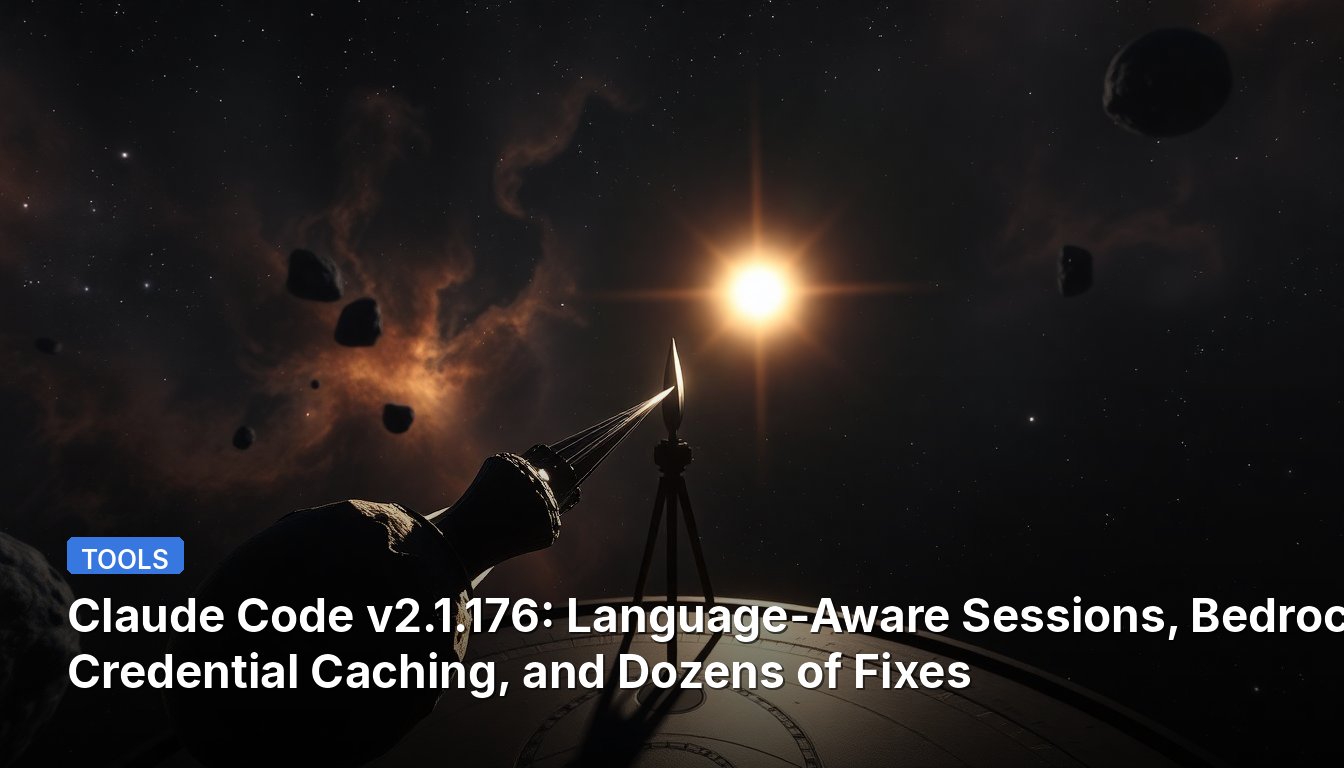 Claude Code v2.1.176: Language-Aware Sessions, Bedrock Credential Caching, and Dozens of Fixes