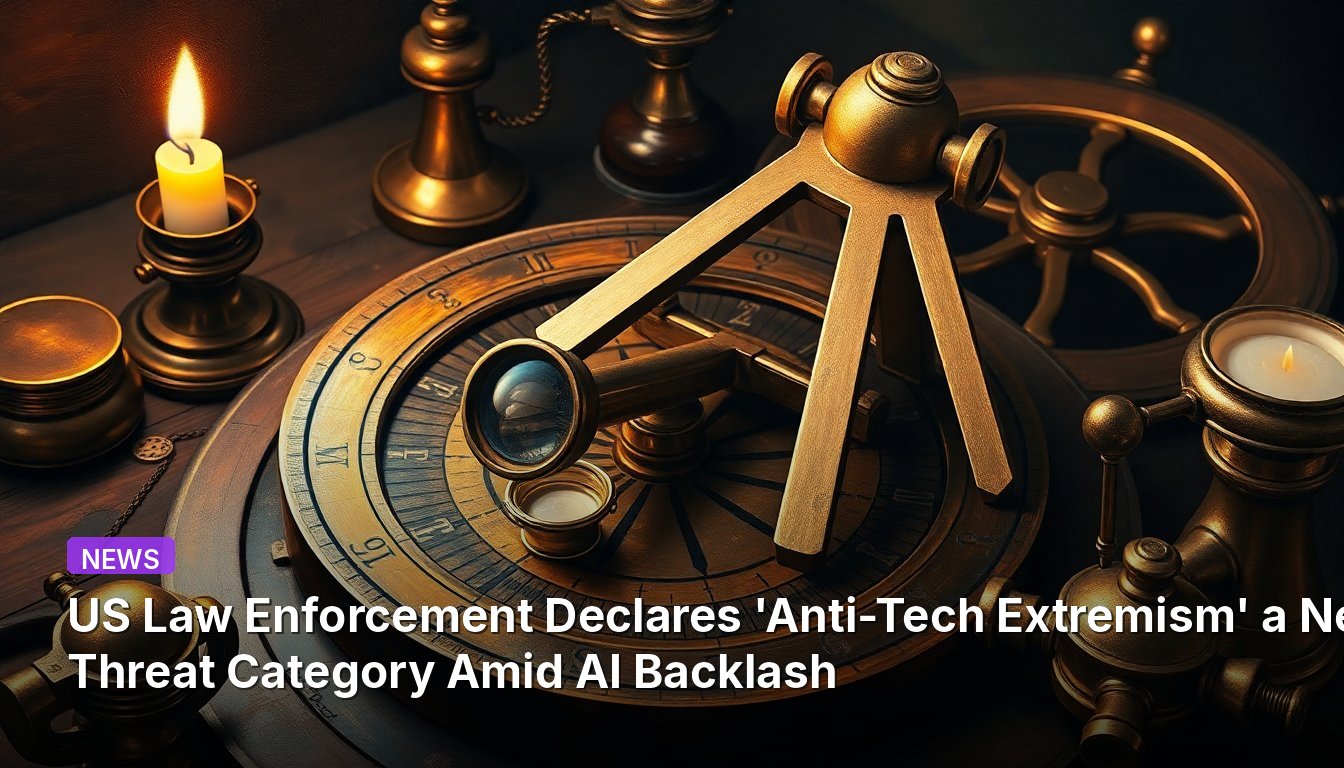 US Law Enforcement Declares 'Anti-Tech Extremism' a New Threat Category Amid AI Backlash