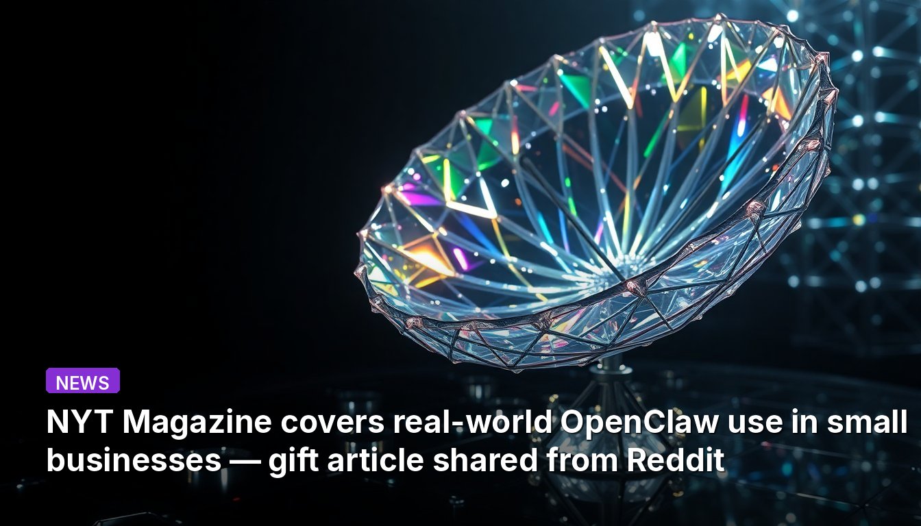 NYT Magazine covers real-world OpenClaw use in small businesses — gift article shared from Reddit