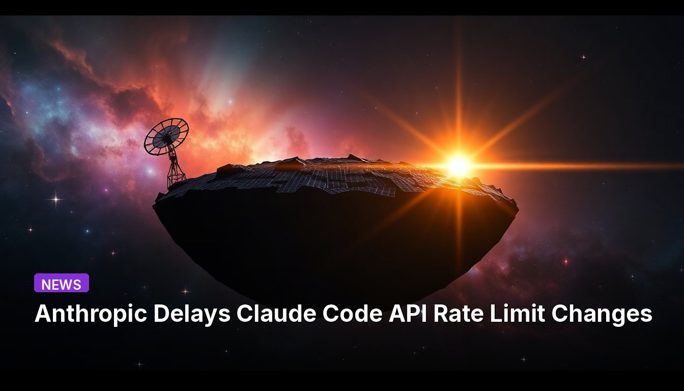 Anthropic Delays Claude Code API Rate Limit Changes