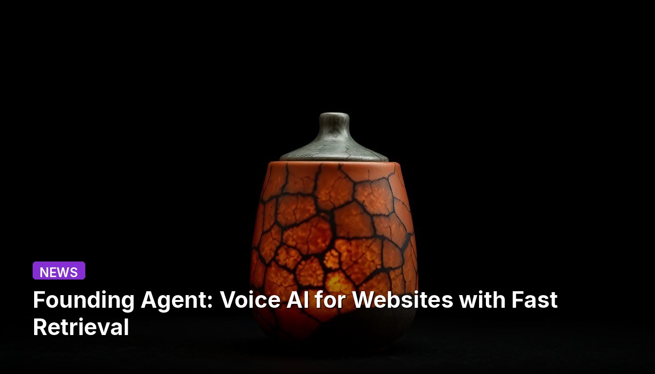 Founding Agent: Voice AI for Websites with Fast Retrieval