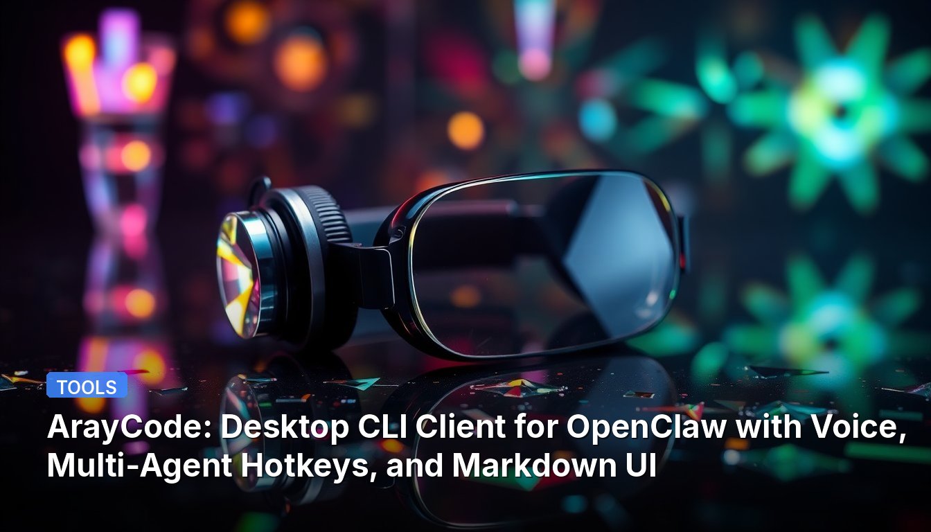 ArayCode: Desktop CLI Client for OpenClaw with Voice, Multi-Agent Hotkeys, and Markdown UI