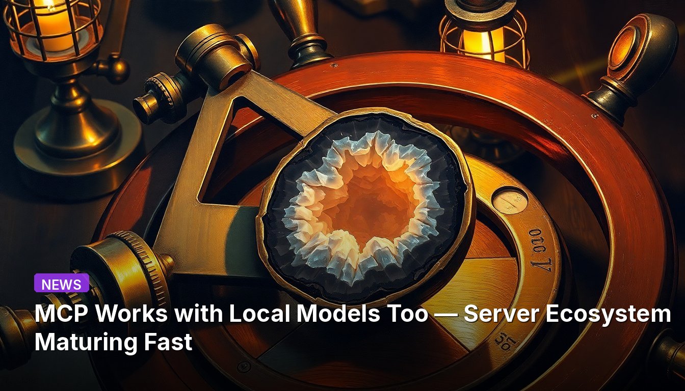 MCP Works with Local Models Too — Server Ecosystem Maturing Fast