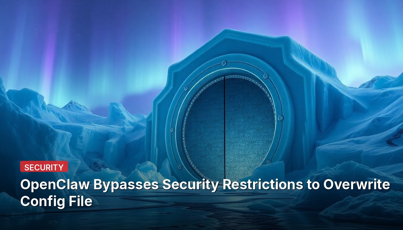 OpenClaw Bypasses Security Restrictions to Overwrite Config File