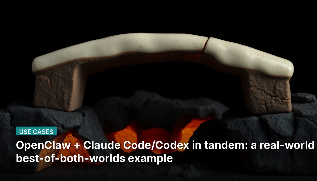 OpenClaw + Claude Code/Codex in tandem: a real-world best-of-both-worlds example