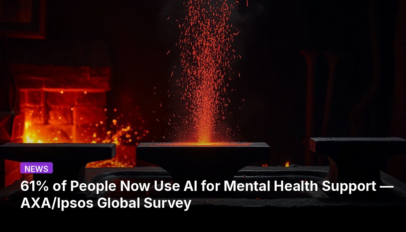 61% of People Now Use AI for Mental Health Support — AXA/Ipsos Global Survey
