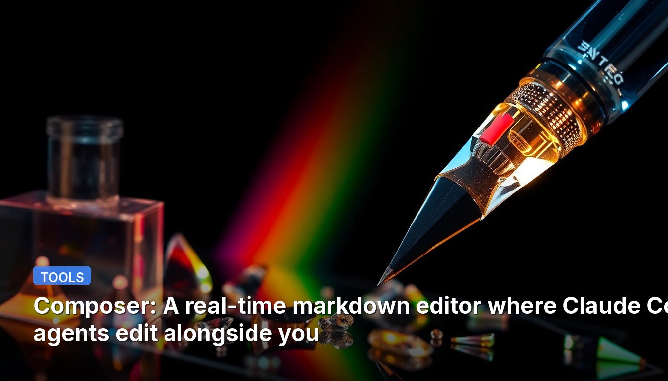 Composer: A real-time markdown editor where Claude Code agents edit alongside you