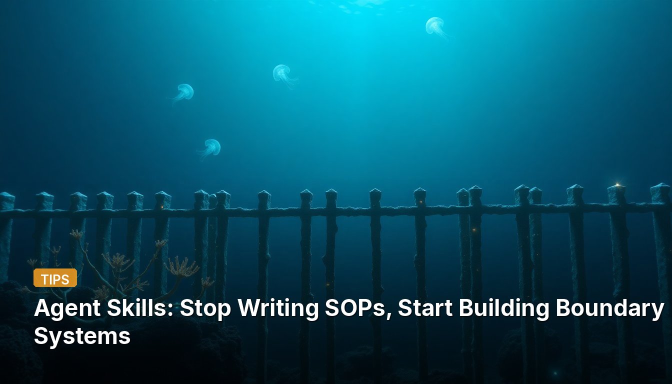 Agent Skills: Stop Writing SOPs, Start Building Boundary Systems