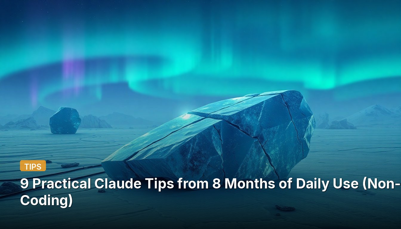 9 Practical Claude Tips from 8 Months of Daily Use (Non-Coding)