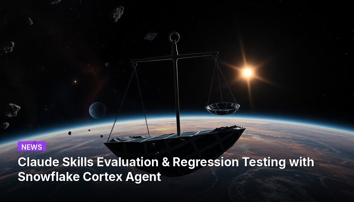 Claude Skills Evaluation & Regression Testing with Snowflake Cortex Agent