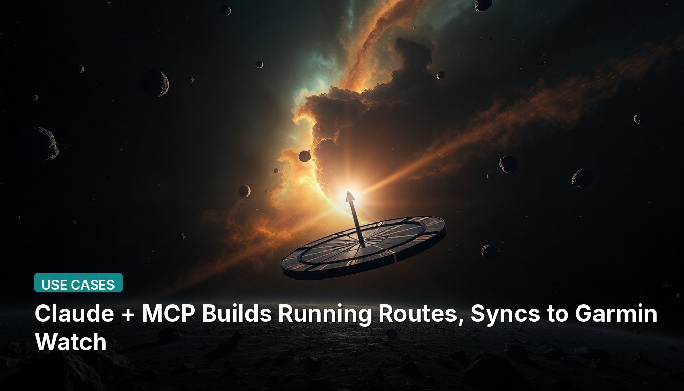 Claude + MCP Builds Running Routes, Syncs to Garmin Watch