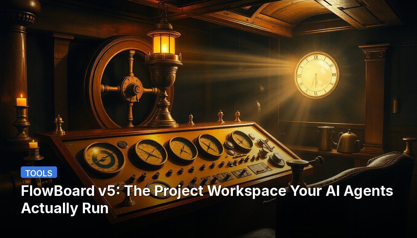 FlowBoard v5: The Project Workspace Your AI Agents Actually Run