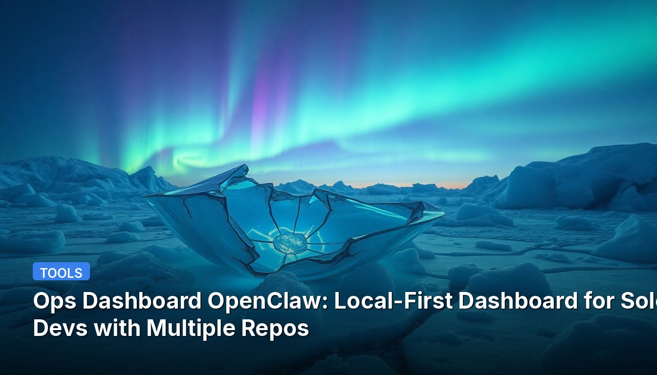 Ops Dashboard OpenClaw: Local-First Dashboard for Solo Devs with Multiple Repos