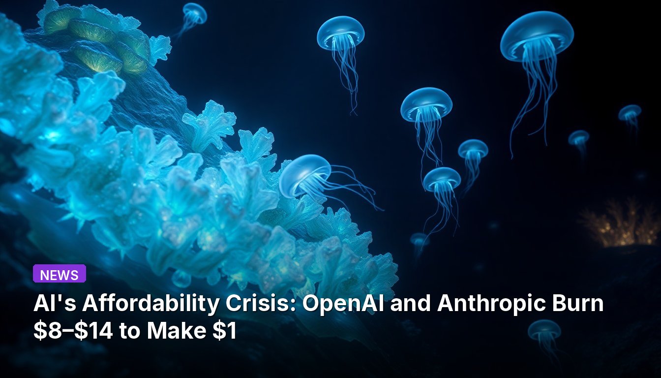 AI's Affordability Crisis: OpenAI and Anthropic Burn $8–$14 to Make $1