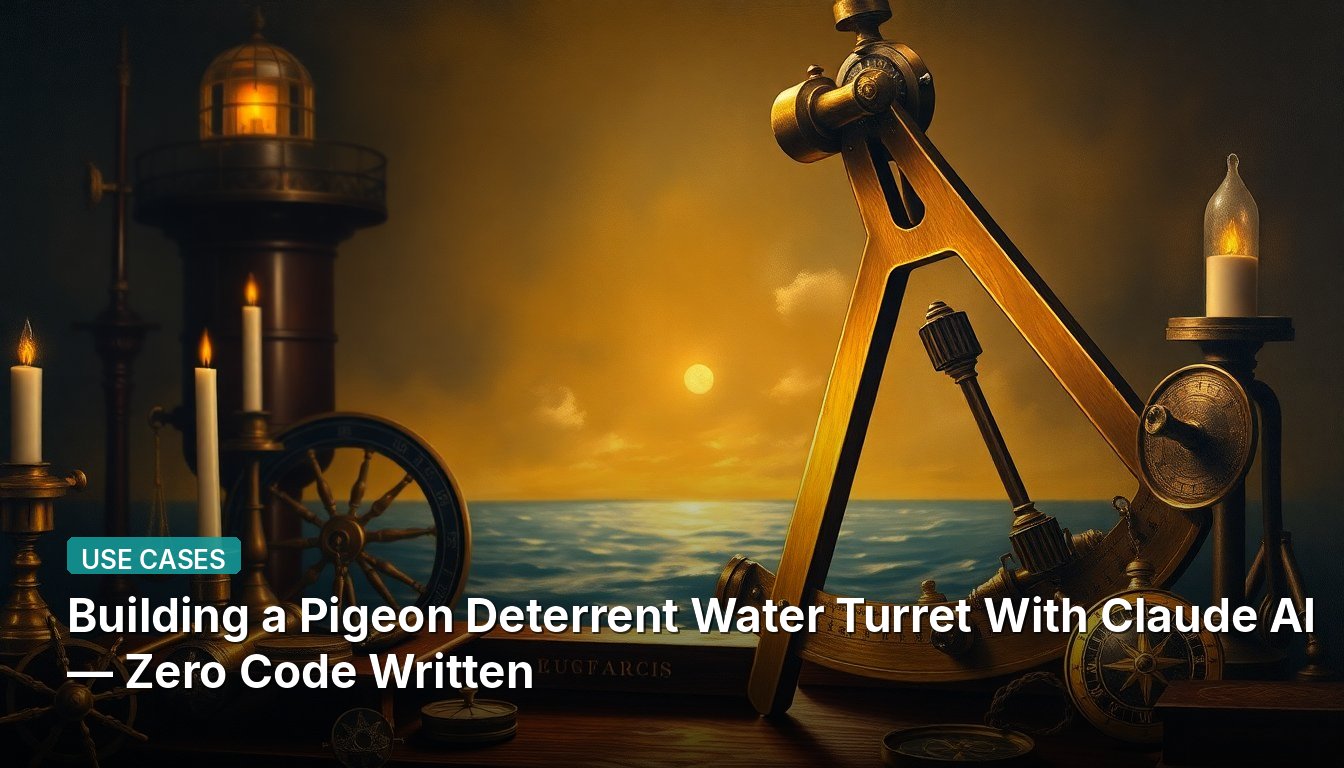 Building a Pigeon Deterrent Water Turret With Claude AI — Zero Code Written
