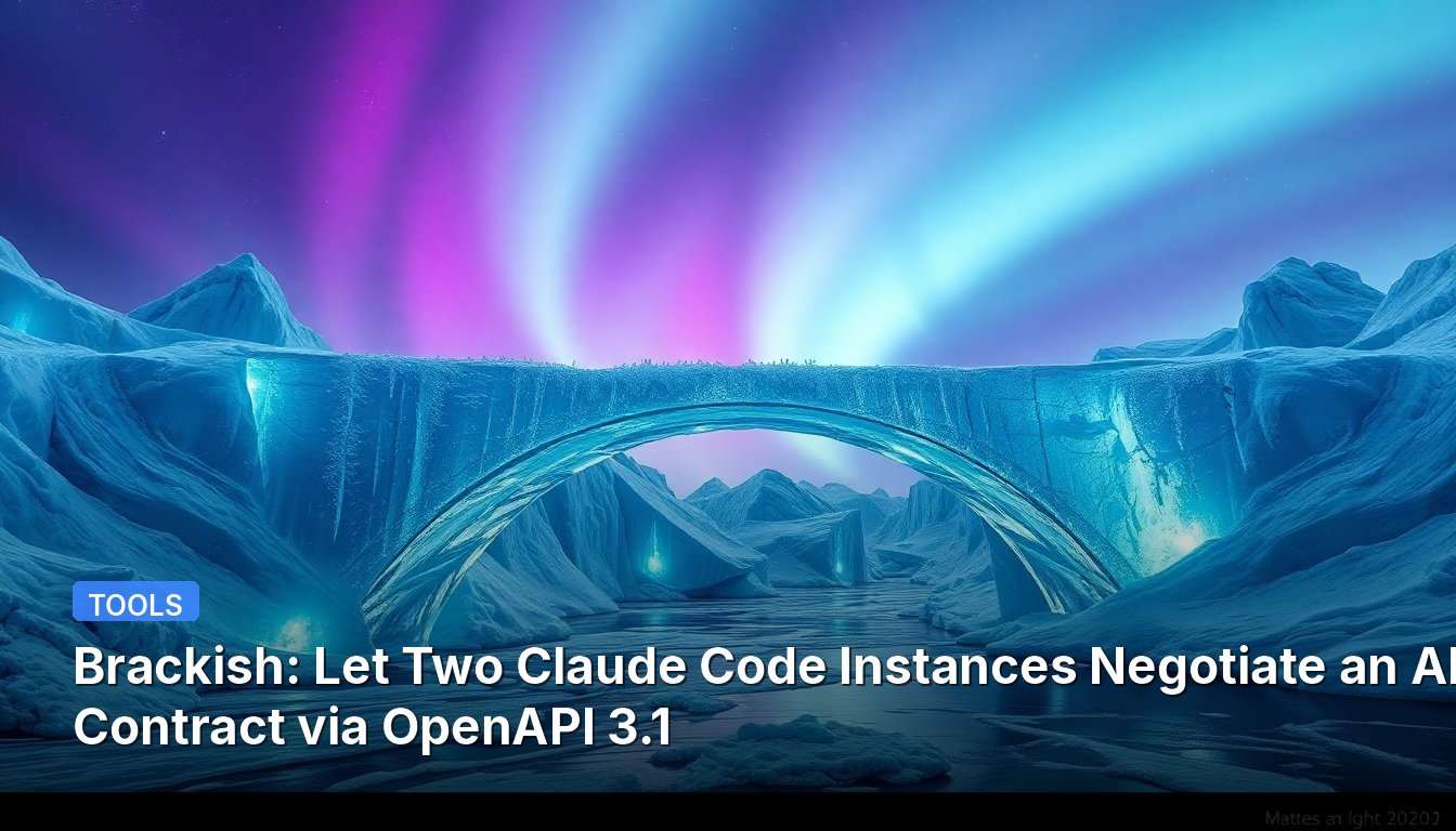 Brackish: Let Two Claude Code Instances Negotiate an API Contract via OpenAPI 3.1