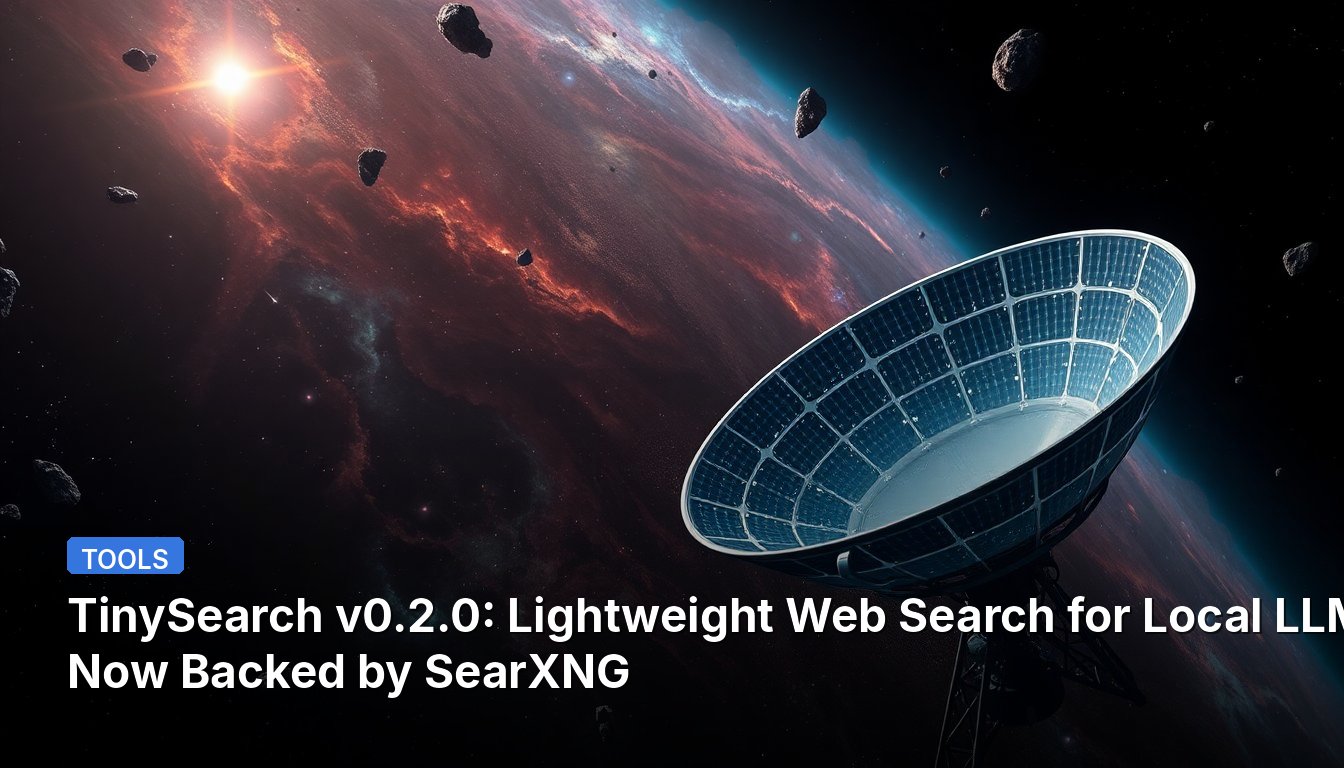 TinySearch v0.2.0: Lightweight Web Search for Local LLMs Now Backed by SearXNG