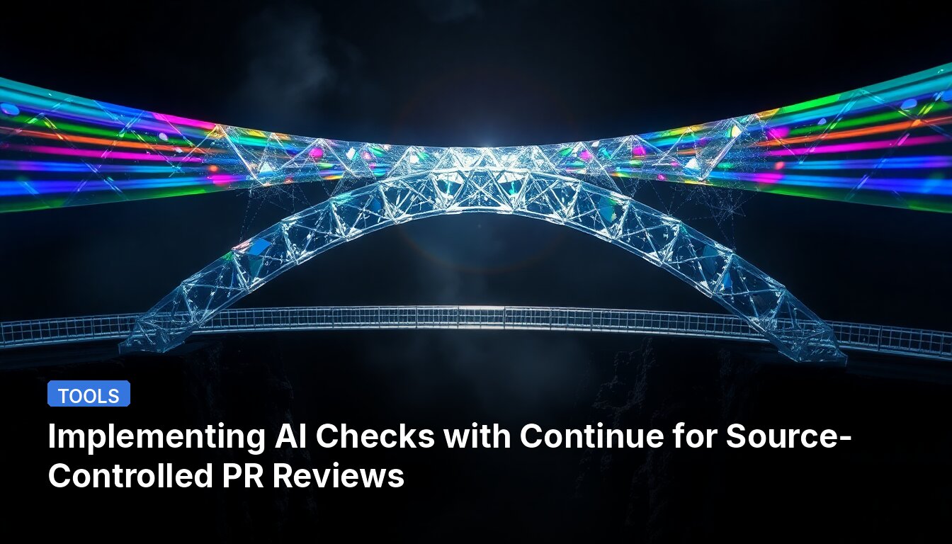 Implementing AI Checks with Continue for Source-Controlled PR Reviews