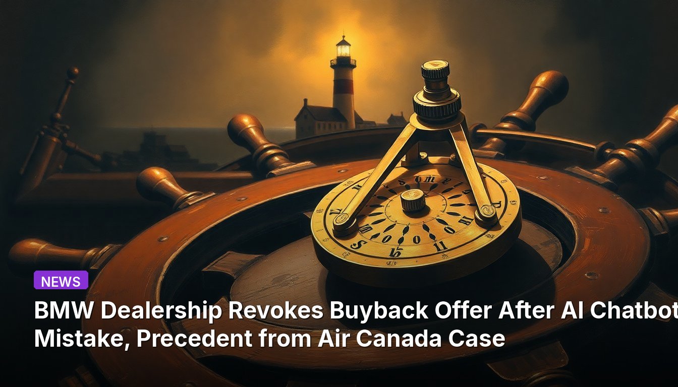BMW Dealership Revokes Buyback Offer After AI Chatbot Mistake, Precedent from Air Canada Case