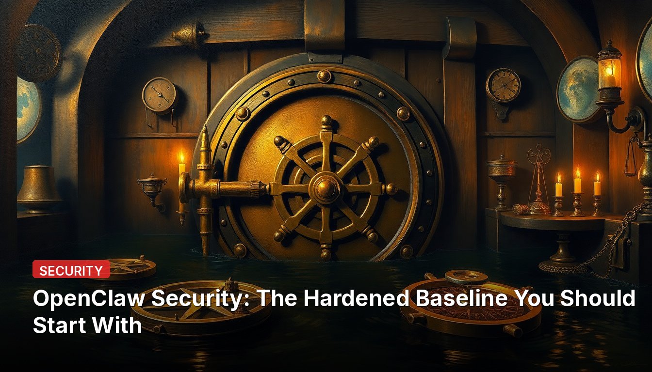 OpenClaw Security: The Hardened Baseline You Should Start With