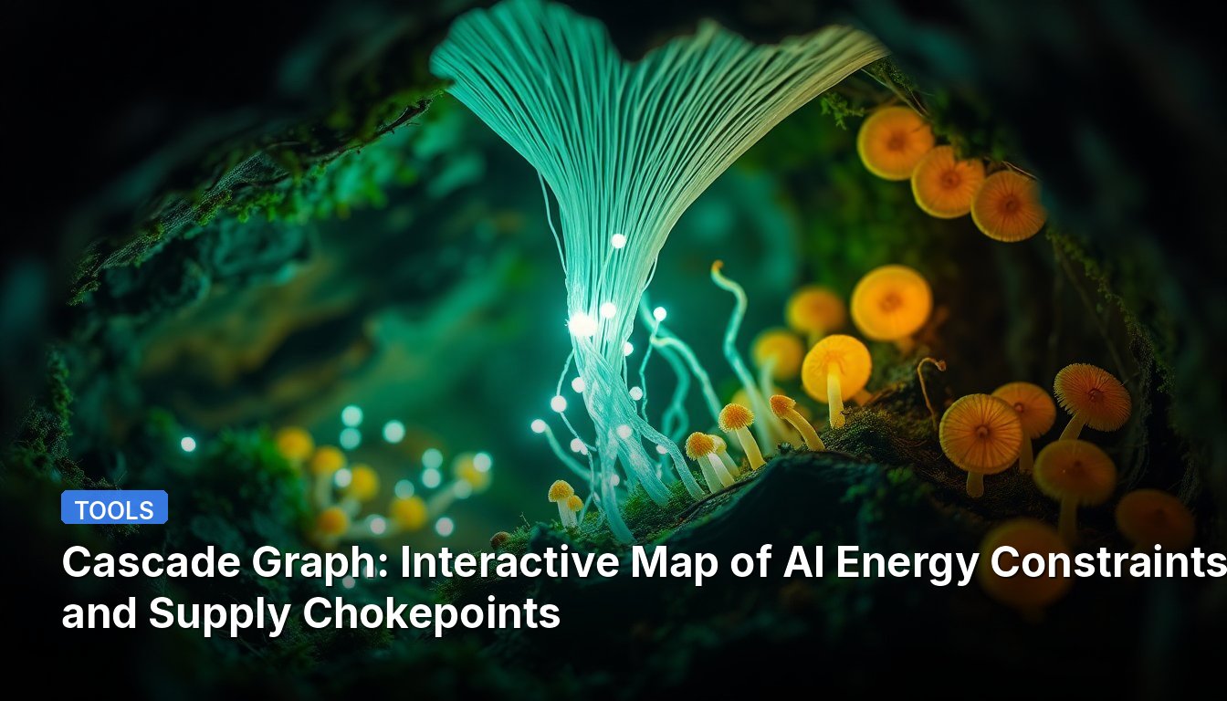 Cascade Graph: Interactive Map of AI Energy Constraints and Supply Chokepoints