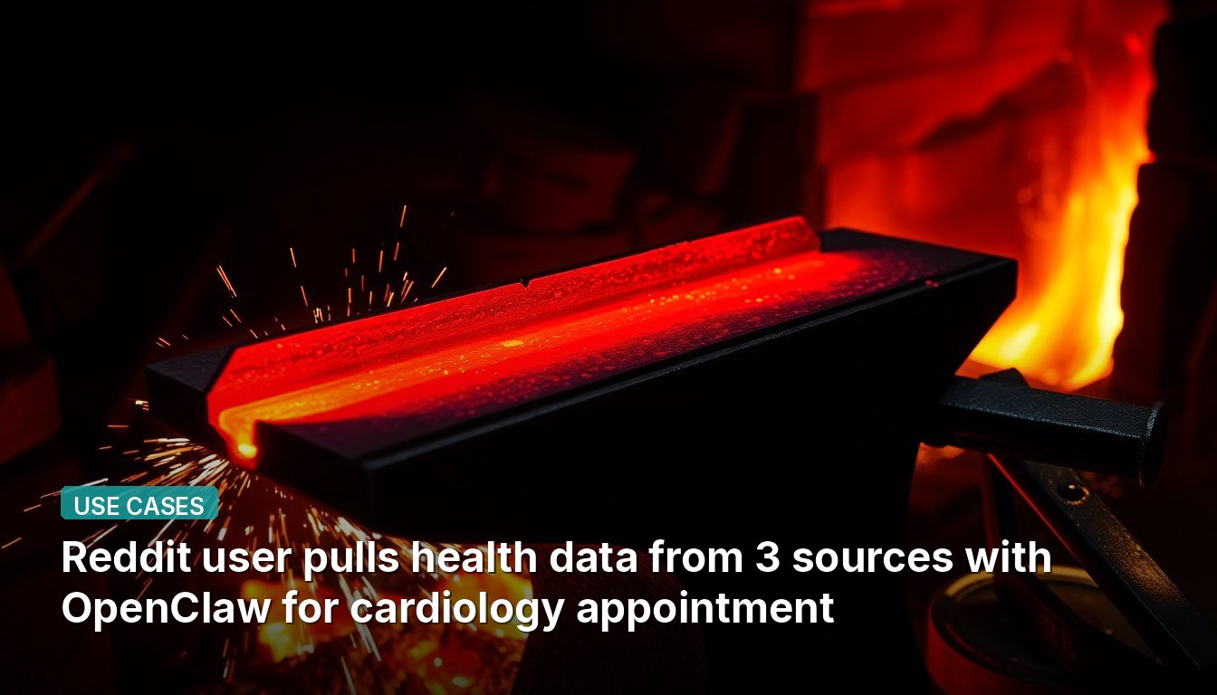 Reddit user pulls health data from 3 sources with OpenClaw for cardiology appointment