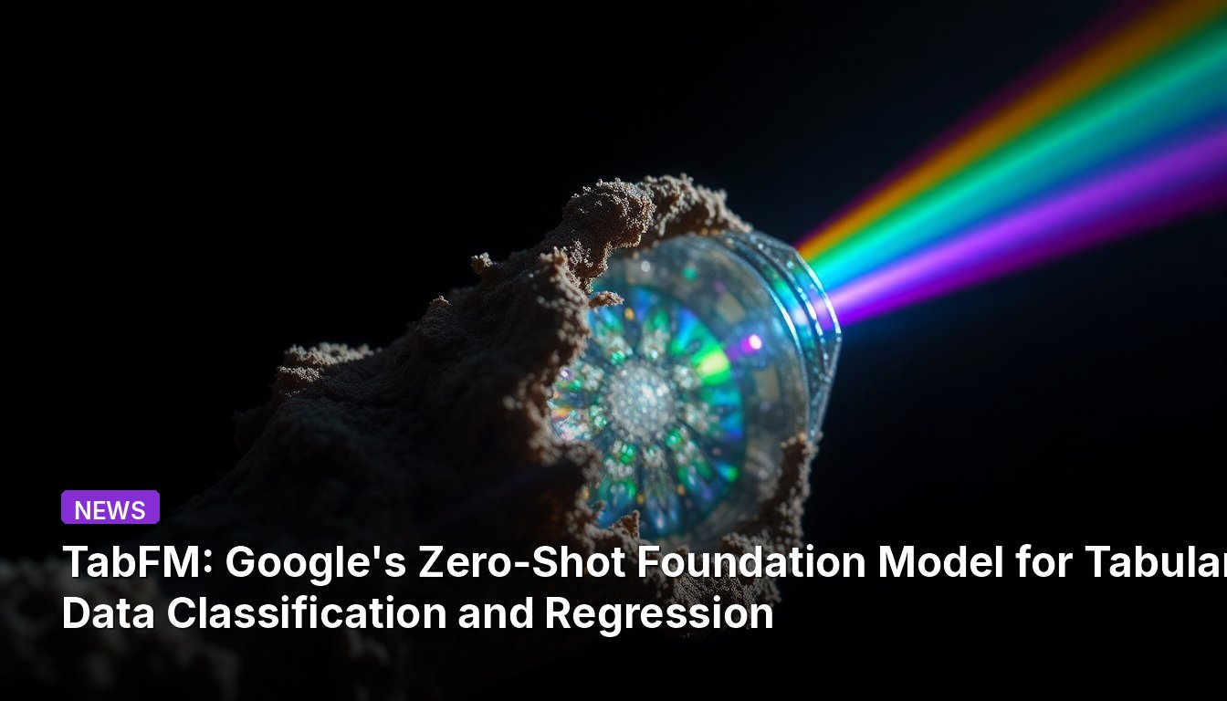 TabFM: Google's Zero-Shot Foundation Model for Tabular Data Classification and Regression