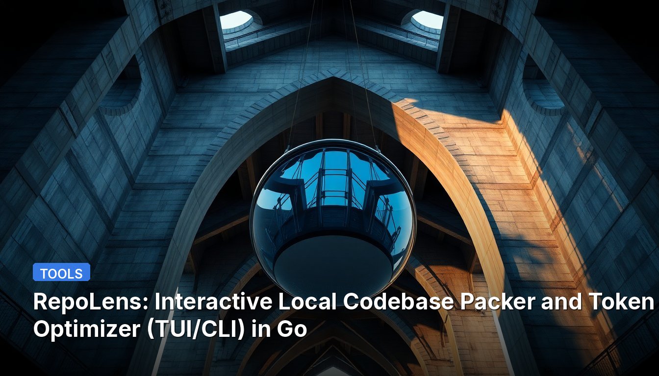 RepoLens: Interactive Local Codebase Packer and Token Optimizer (TUI/CLI) in Go