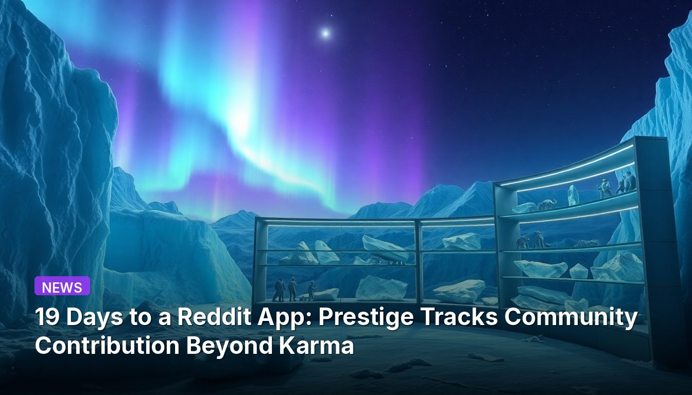 19 Days to a Reddit App: Prestige Tracks Community Contribution Beyond Karma