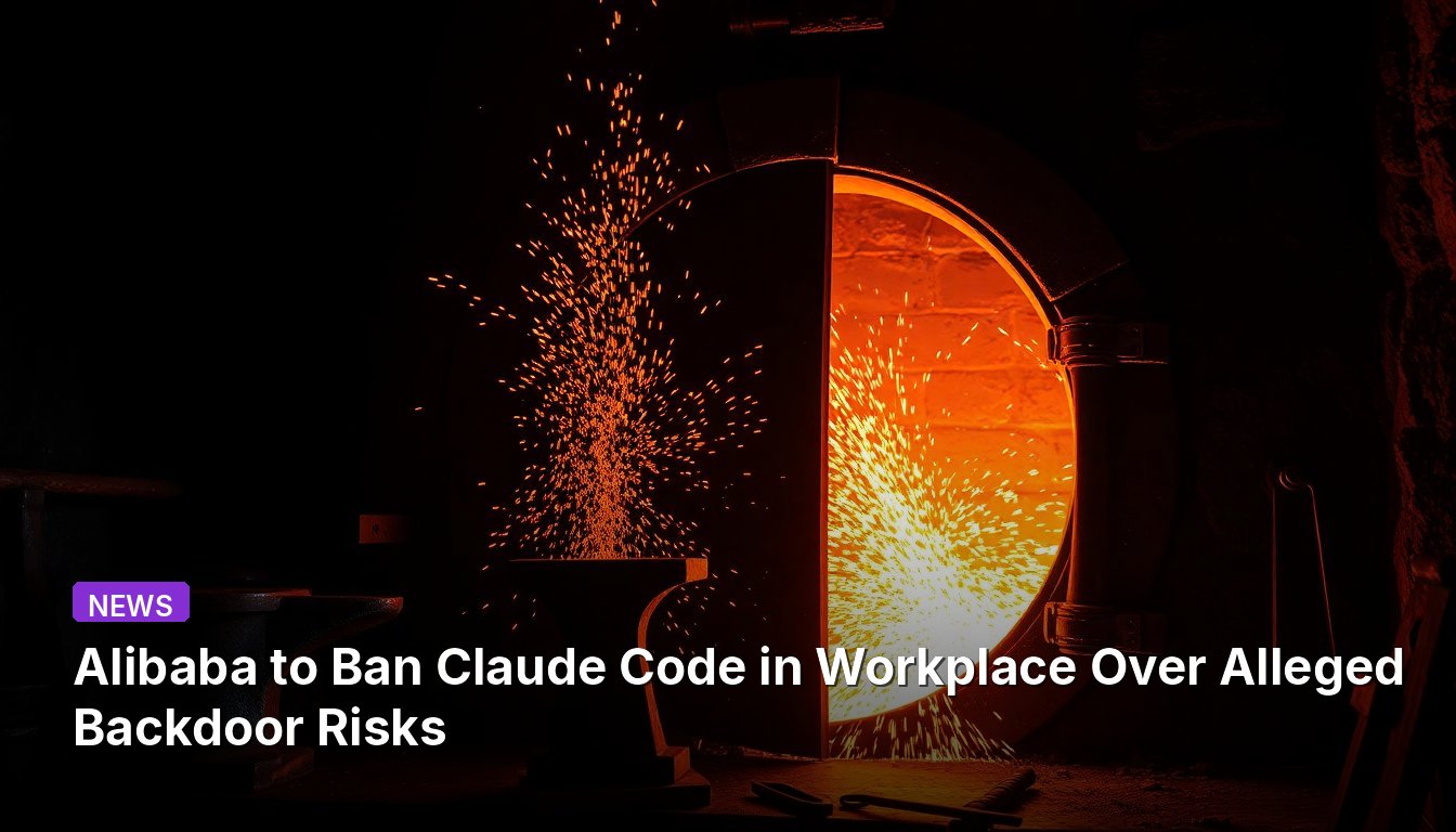 Alibaba to Ban Claude Code in Workplace Over Alleged Backdoor Risks