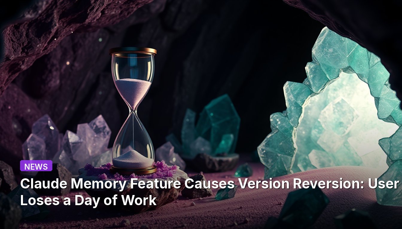 Claude Memory Feature Causes Version Reversion: User Loses a Day of Work