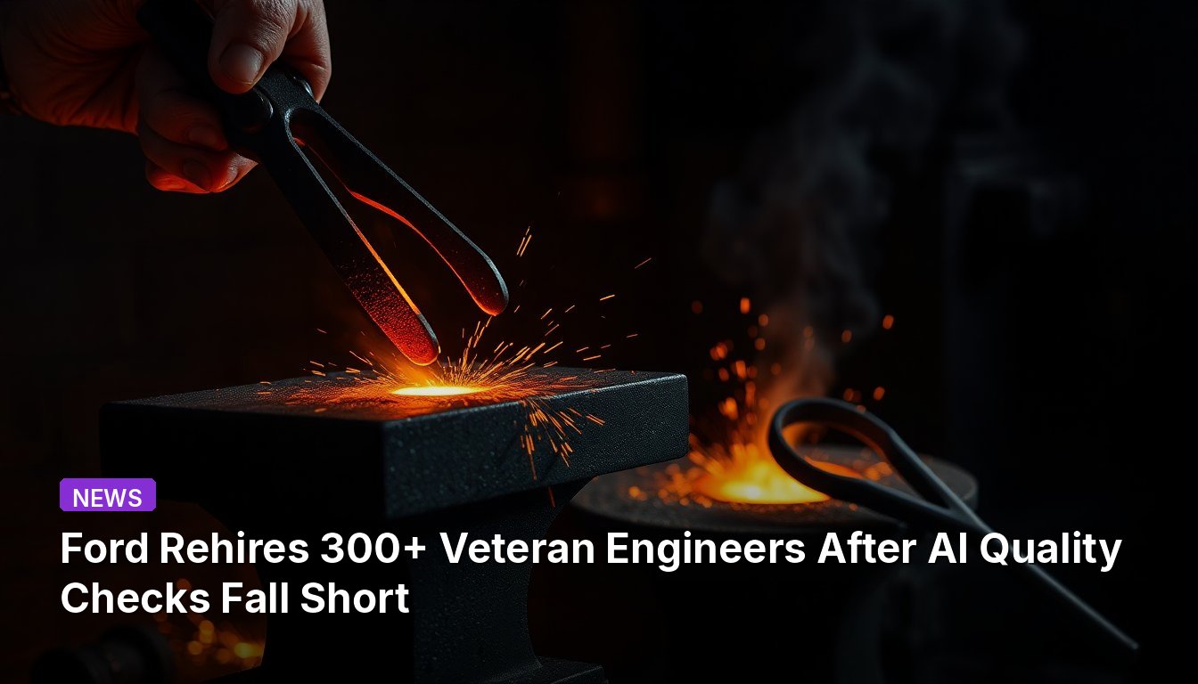 Ford Rehires 300+ Veteran Engineers After AI Quality Checks Fall Short
