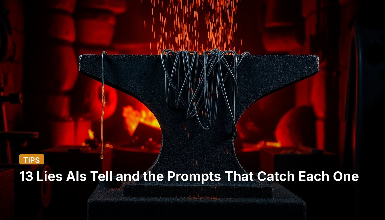 13 Lies AIs Tell and the Prompts That Catch Each One