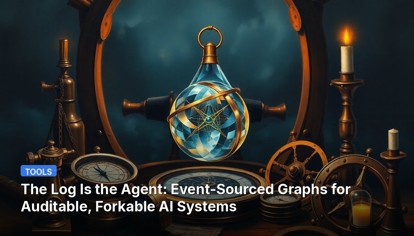 The Log Is the Agent: Event-Sourced Graphs for Auditable, Forkable AI Systems