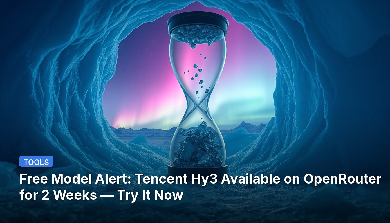 Free Model Alert: Tencent Hy3 Available on OpenRouter for 2 Weeks — Try It Now