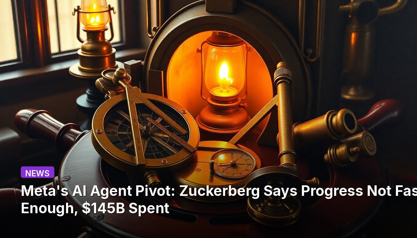 Meta's AI Agent Pivot: Zuckerberg Says Progress Not Fast Enough, $145B Spent