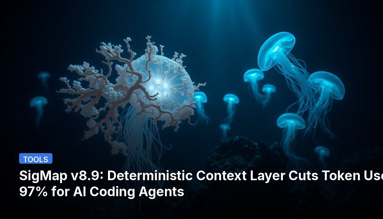 SigMap v8.9: Deterministic Context Layer Cuts Token Use 97% for AI Coding Agents