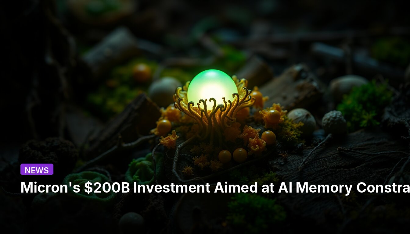 Micron's $200B Investment Aimed at AI Memory Constraints