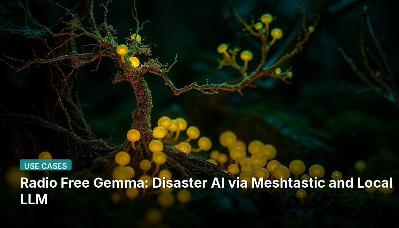 Radio Free Gemma: Disaster AI via Meshtastic and Local LLM