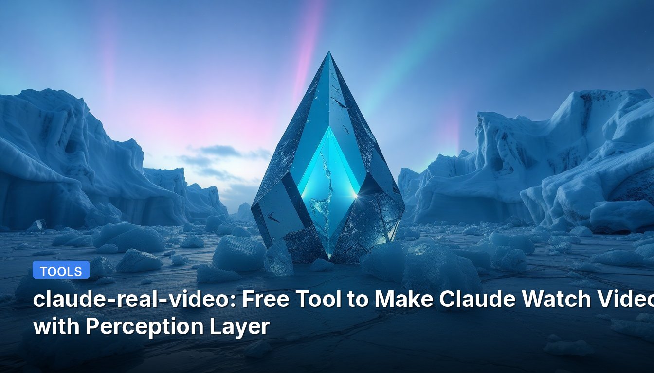 claude-real-video: Free Tool to Make Claude Watch Videos with Perception Layer