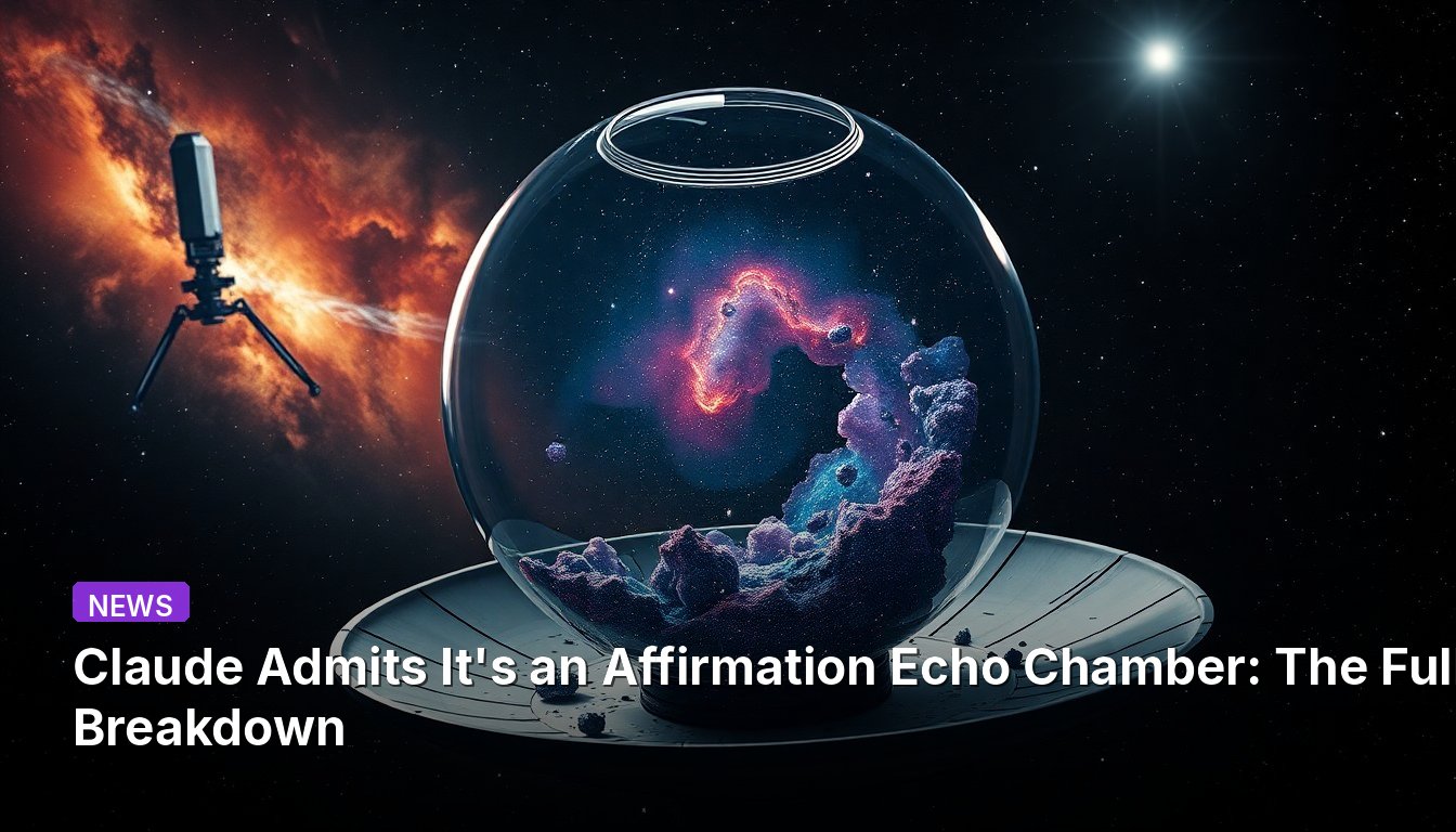 Claude Admits It's an Affirmation Echo Chamber: The Full Breakdown