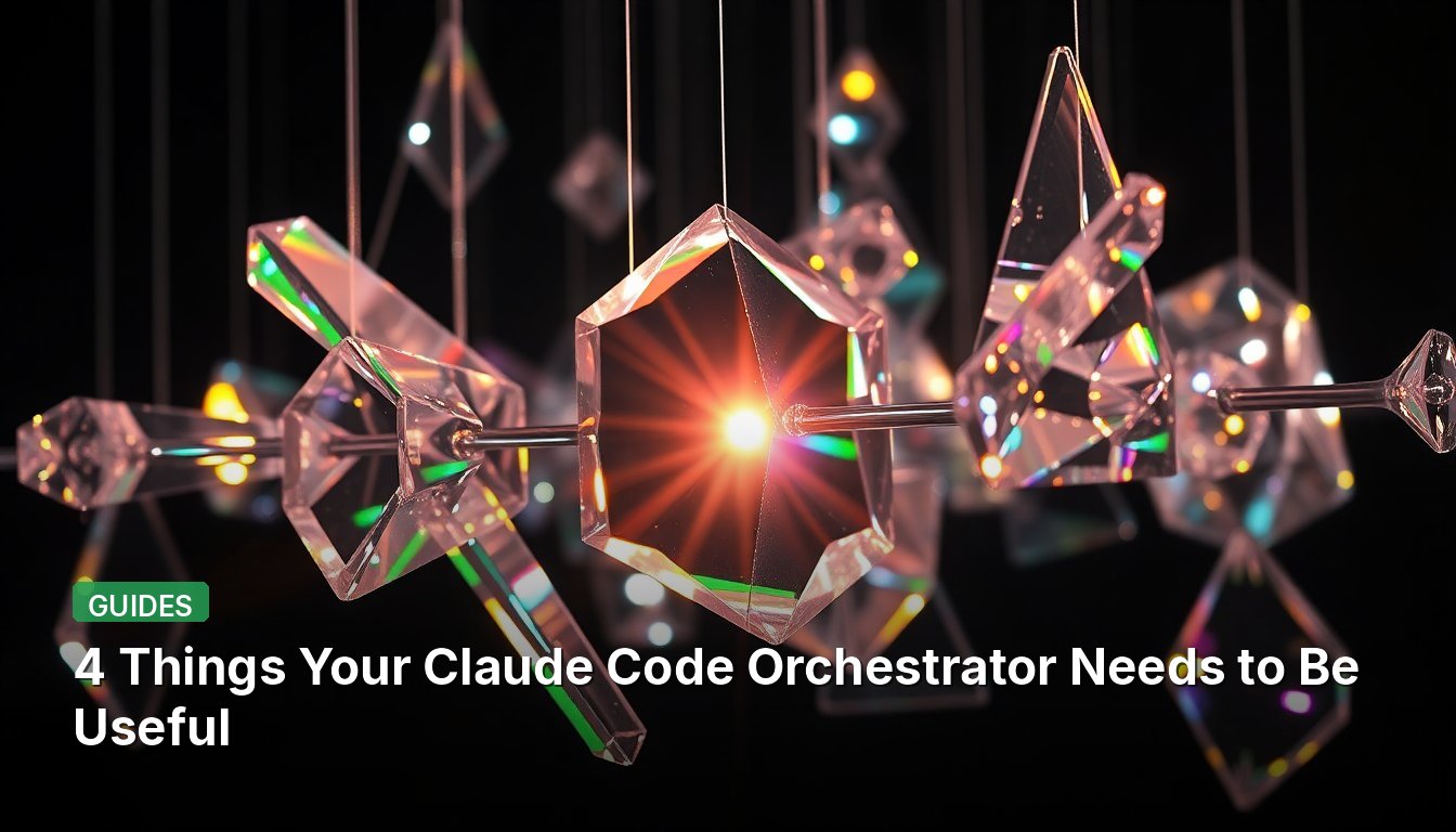 4 Things Your Claude Code Orchestrator Needs to Be Useful