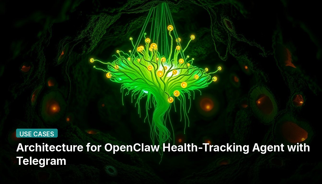 Architecture for OpenClaw Health-Tracking Agent with Telegram