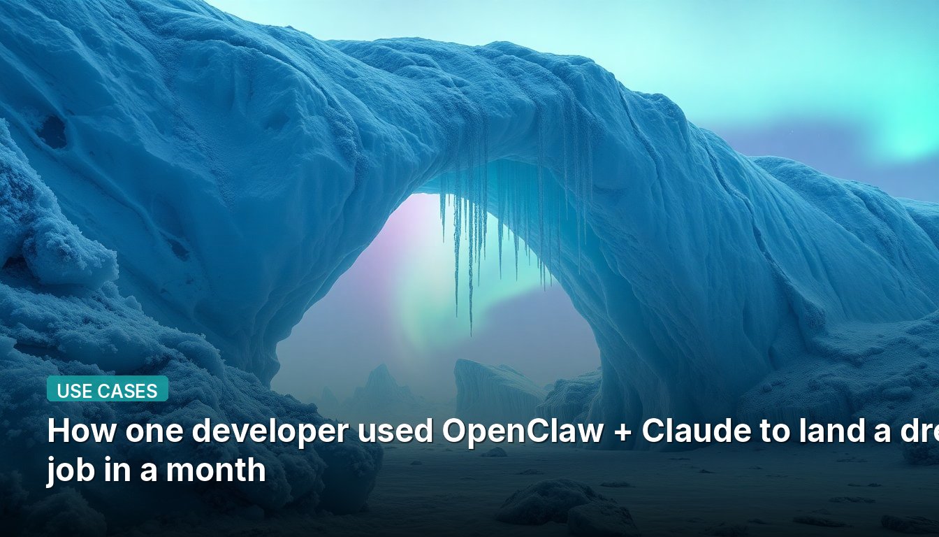How one developer used OpenClaw + Claude to land a dream job in a month