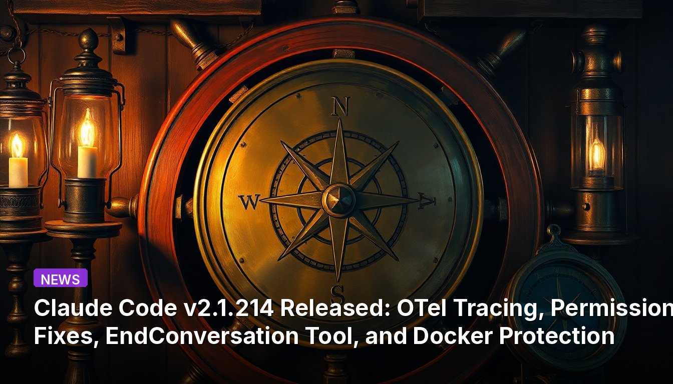 Claude Code v2.1.214 Released: OTel Tracing, Permission Fixes, EndConversation Tool, and Docker Protection
