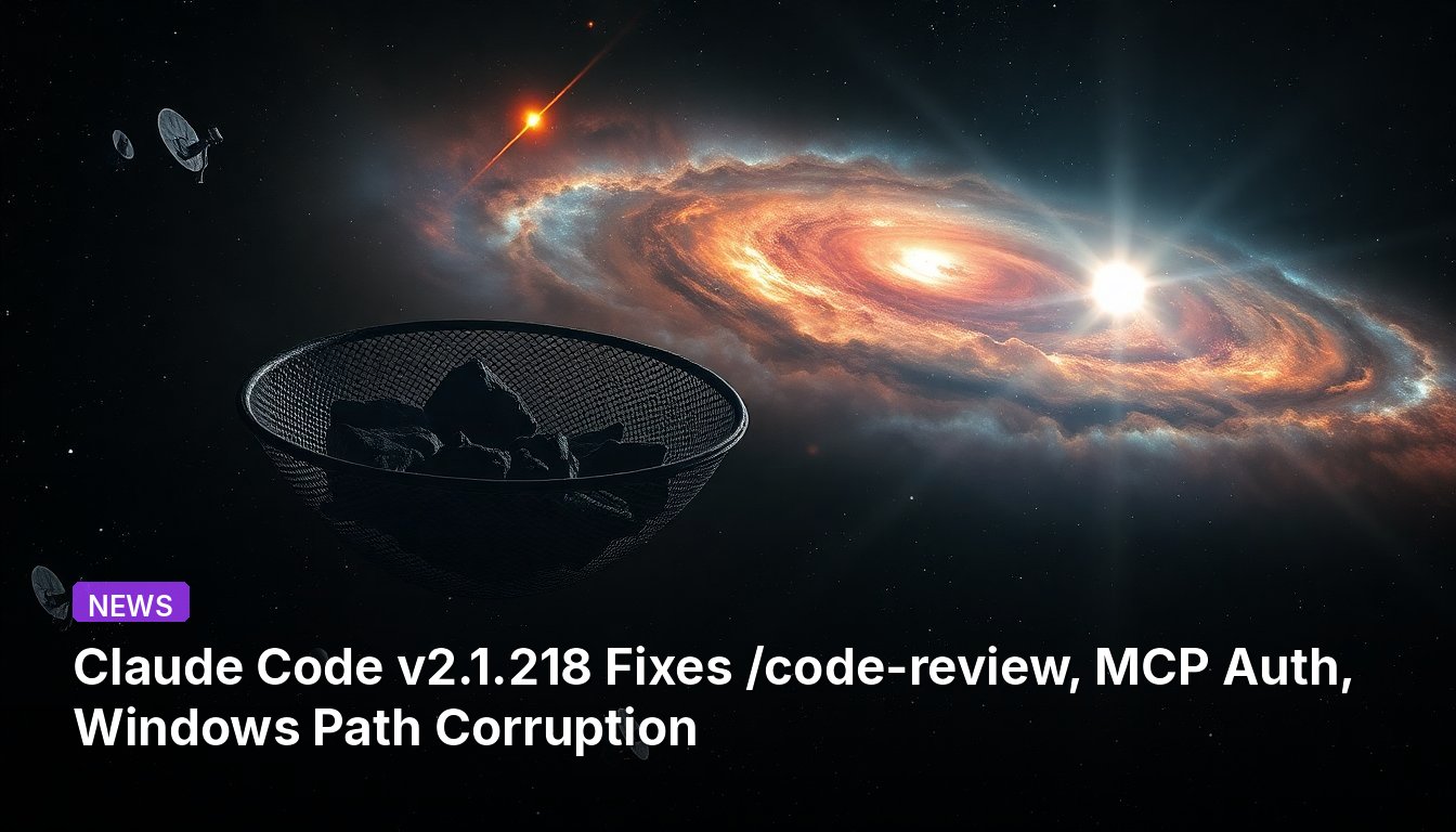 Claude Code v2.1.218 Fixes /code-review, MCP Auth, Windows Path Corruption
