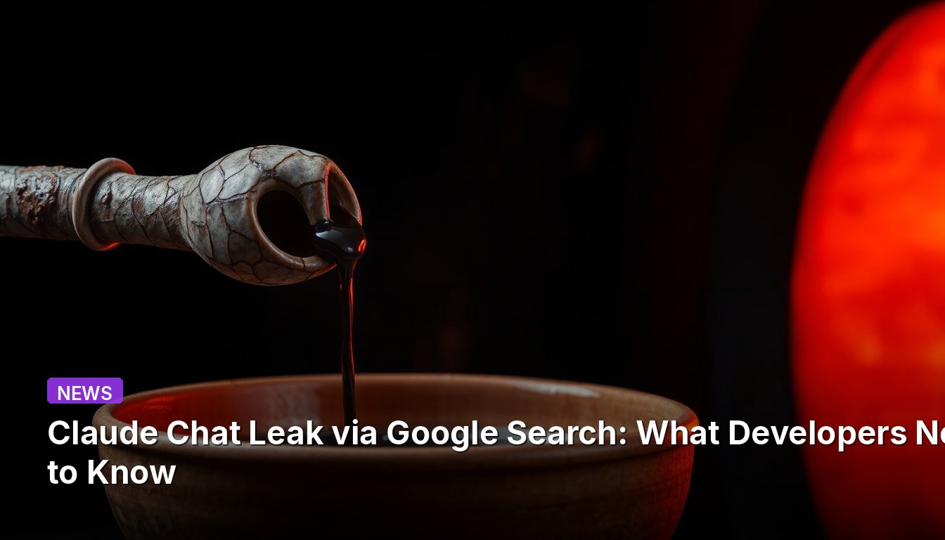 Claude Chat Leak via Google Search: What Developers Need to Know
