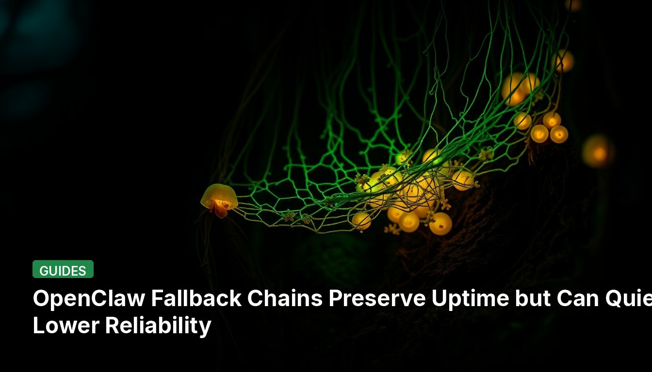 OpenClaw Fallback Chains Preserve Uptime but Can Quietly Lower Reliability